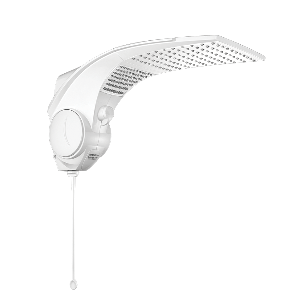 Chuveiro elétrico de parede Lorenzetti Duo Shower Quadra Turbo Eletrônica