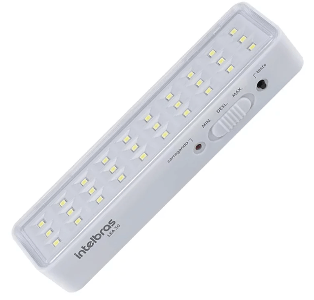 LUMINÁRIA LEA DE EMERGÊNCIA 30 LEDs 