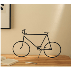 Escultura Bicicleta Em Metal – 14129