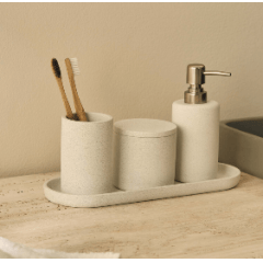 Kit Para Banheiro Em Cimento – 4 Pçs – 14200