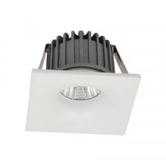Luminária / Spot Embutir LED Starlux 1W / 3W 8491-SWH 1W 3000K Bivolt 50x50x40mm - Branco