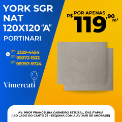 YORK SGR NAT 120X120 "A" PORTINARI